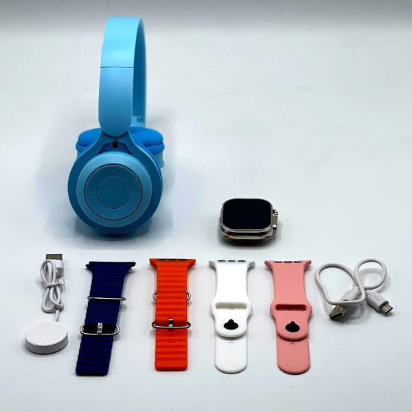 Ultra 2 Smart Watch + Free P47 Headphones & 7 Straps