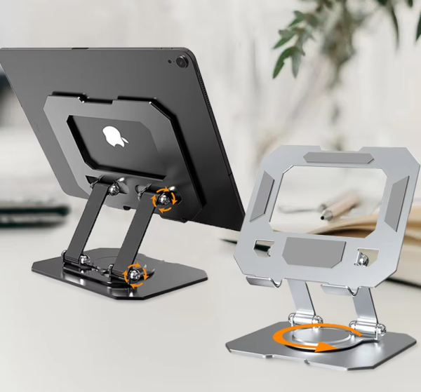 360° Rotating Foldable Metal Tablet & Mobile Cooling Stand