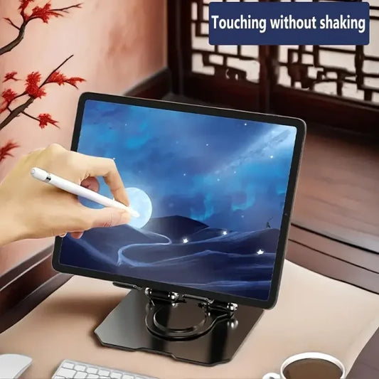 360° Rotating Foldable Metal Tablet & Mobile Cooling Stand