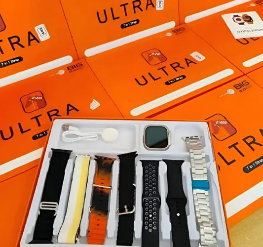 7-in-1 Smartwatch: Fitness Tracker, Calls & Heart Monitor