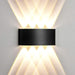 8-Way Outdoor LED Wall Light – IP65 Waterproof, 8W