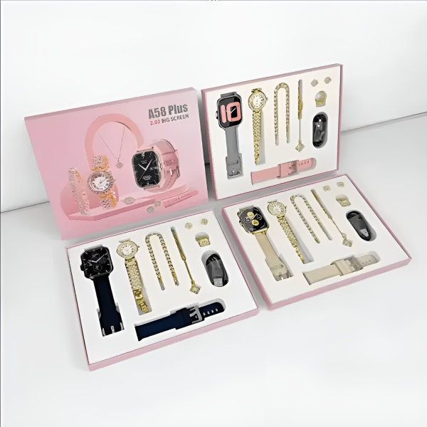 A58 Plus Smartwatch for Women – 6-in-1 Gift Watch