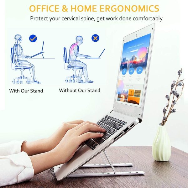 Adjustable Folding Laptop Stand – Portable & Ergonomic