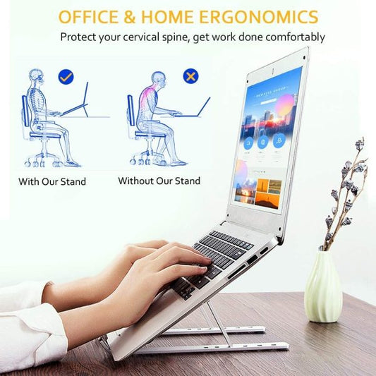Adjustable Folding Laptop Stand – Portable & Ergonomic