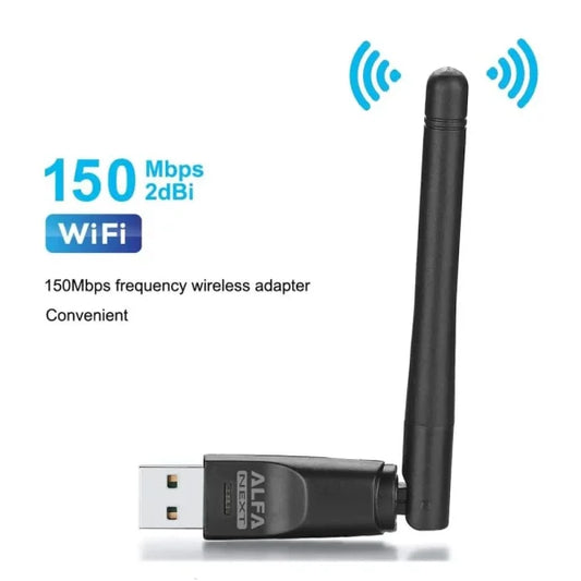 Alfa WiFi USB Adapter W114 3dBi Antenna RTL8188