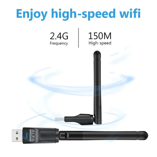 Alfa WiFi USB Adapter W114 3dBi Antenna RTL8188