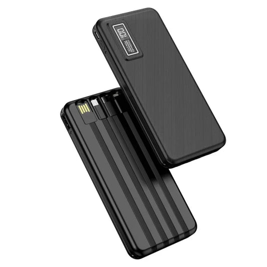 Aspor A300 Power Bank 10000mAh – 4-in-1 Fast Charge Black