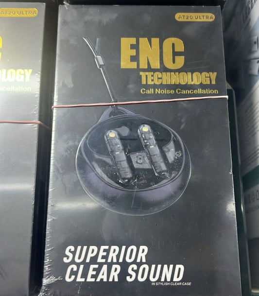 AT20 Ultra TWS Earbuds – ENC Tech & Clear Sound Wireless