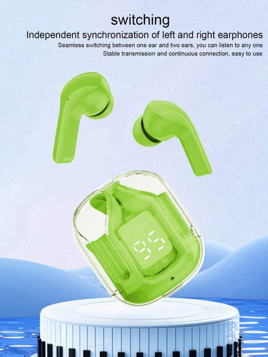 Air 31 Wireless Earbuds with Transparent Case & Type-C