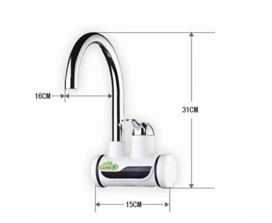 Instant Electric Hot Water Faucet for Kitchen (No Shower)