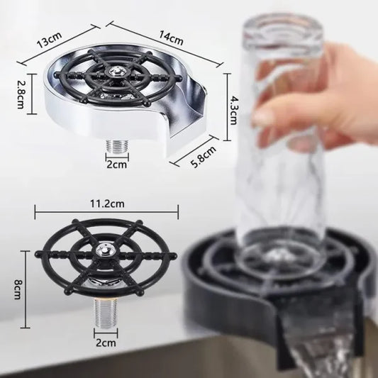 Glass Rinser for Kitchen Sink – Bottle & Cup Washer