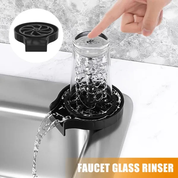 Glass Rinser for Kitchen Sink – Bottle & Cup Washer