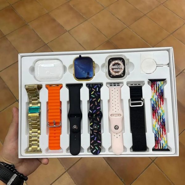I20 Ultra Max Smartwatch 10-in-1 – 2.3” Screen & 7 Straps