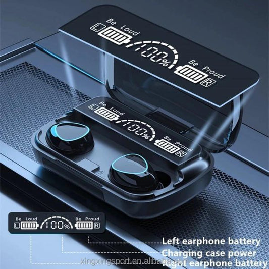 M10 Wireless Bluetooth Earbuds – HiFi, Noise Cancelling
