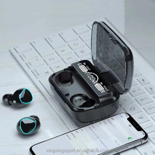 M10 Wireless Bluetooth Earbuds – HiFi, Noise Cancelling