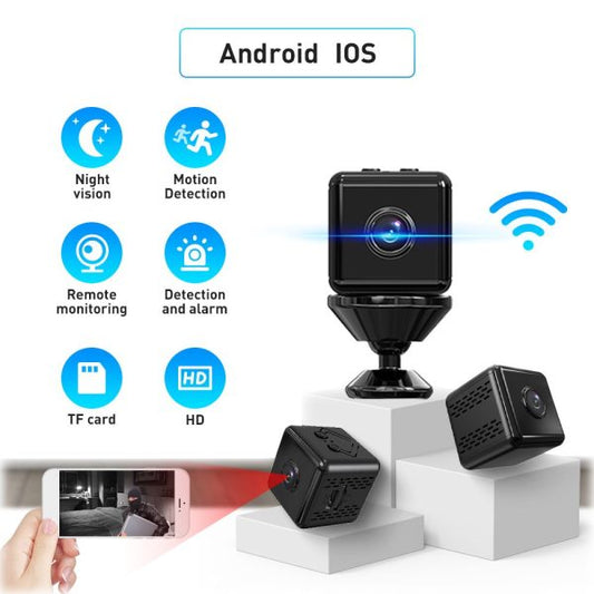 X9 1080p HD Mini WiFi Camera – 2MP Magnetic Cam App-Ready