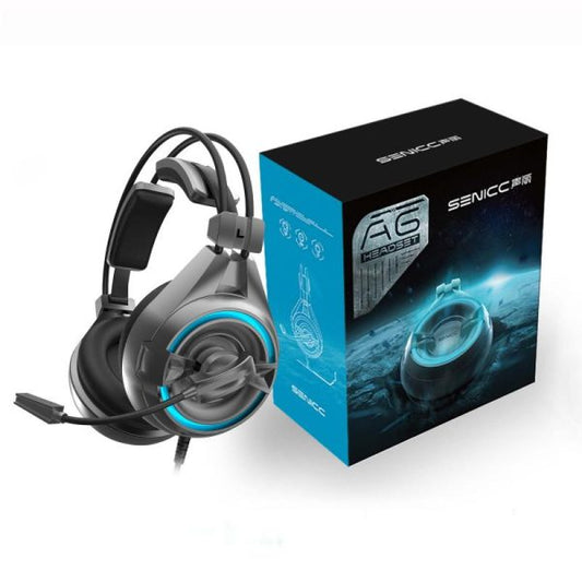 Senicc A6 USB Gaming Headset – Noise Canceling & HiFi Sound