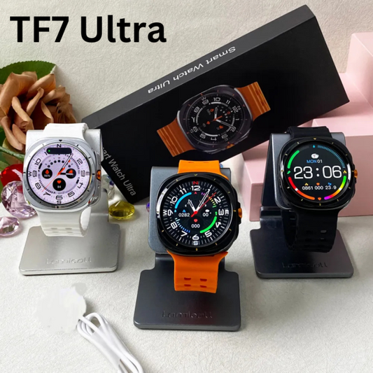 TF7 Ultra Smart Watch – Metal Body, Fitness & Call Features