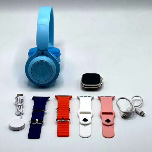 Ultra 2 Smart Watch + Free P47 Headphones & 7 Straps