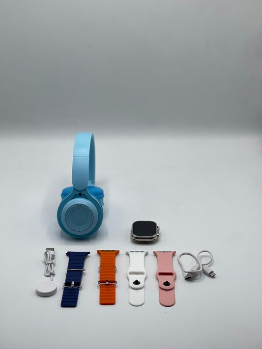 Ultra 2 Smart Watch + Free P47 Headphones & 7 Straps