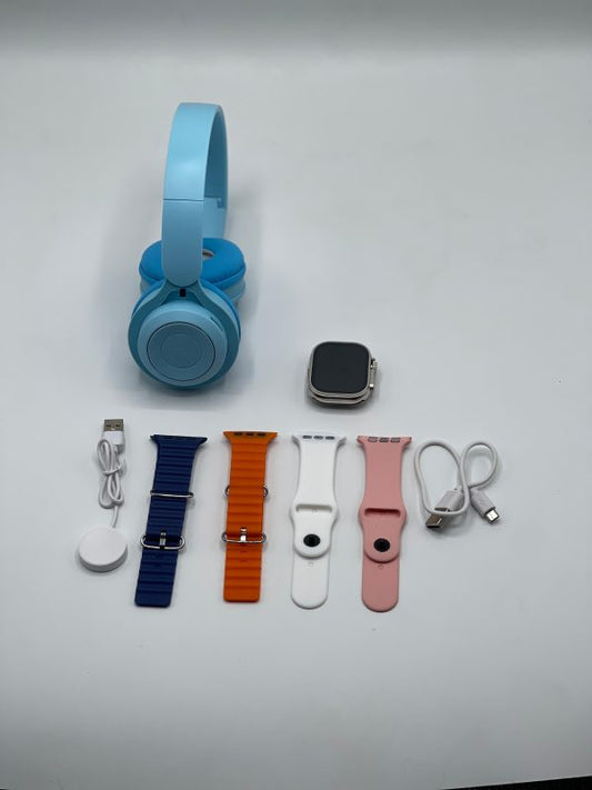 Ultra 2 Smart Watch + Free P47 Headphones & 7 Straps
