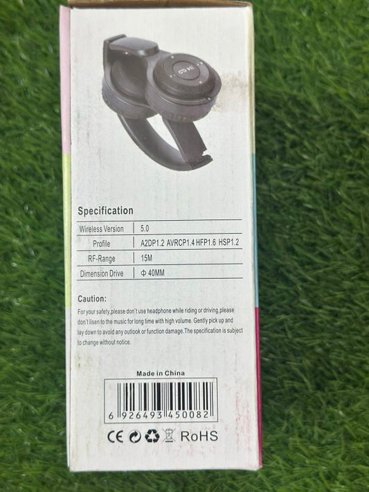 Y08 Wireless Bluetooth Headphones 5.0+EDR with Mic